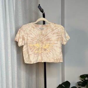 Boys Lie Tie-Dye Crop Top Graphic Tee– Size M